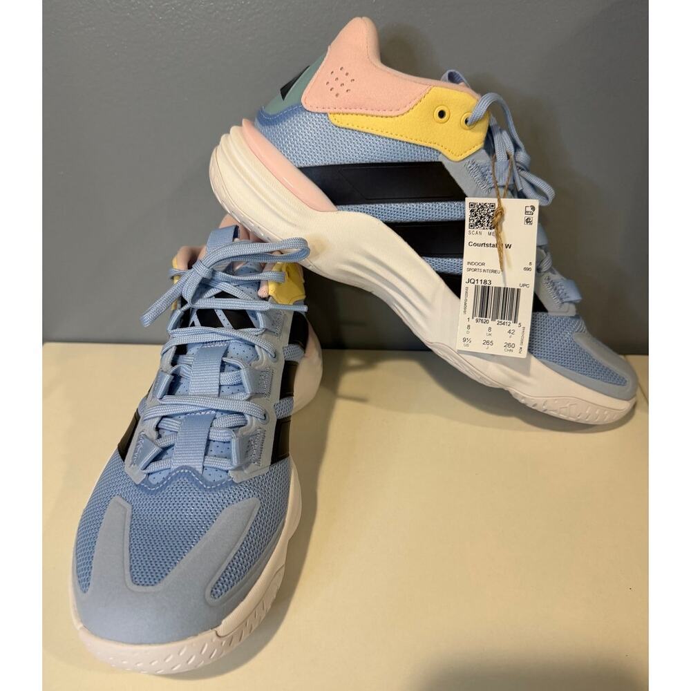 NIB adidas Women's Court Stabil Volleyball Shoes - Size 9.5 - Picture 2 of 9